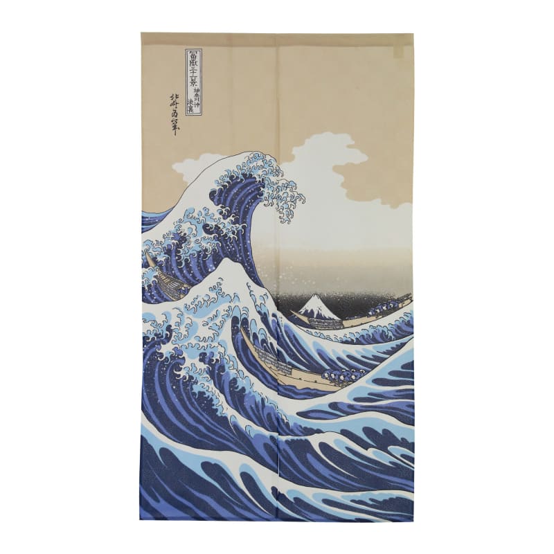 Japanese Noren Curtain - Great Wave(Ukiyo-e)
