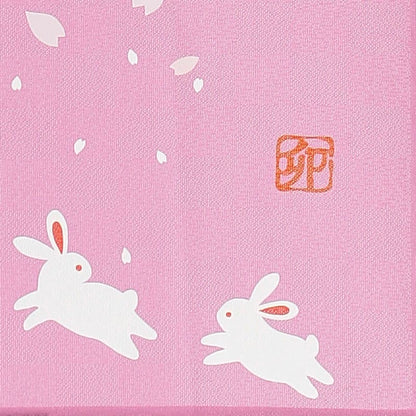 Japanese Noren Curtain - Sakura and Rabbit