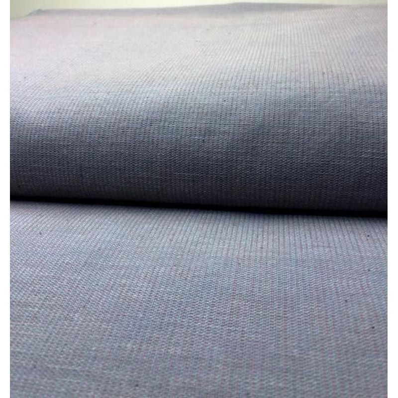 Cotton Fabric - Crinkle Weave Pinstripe Gray-Pink