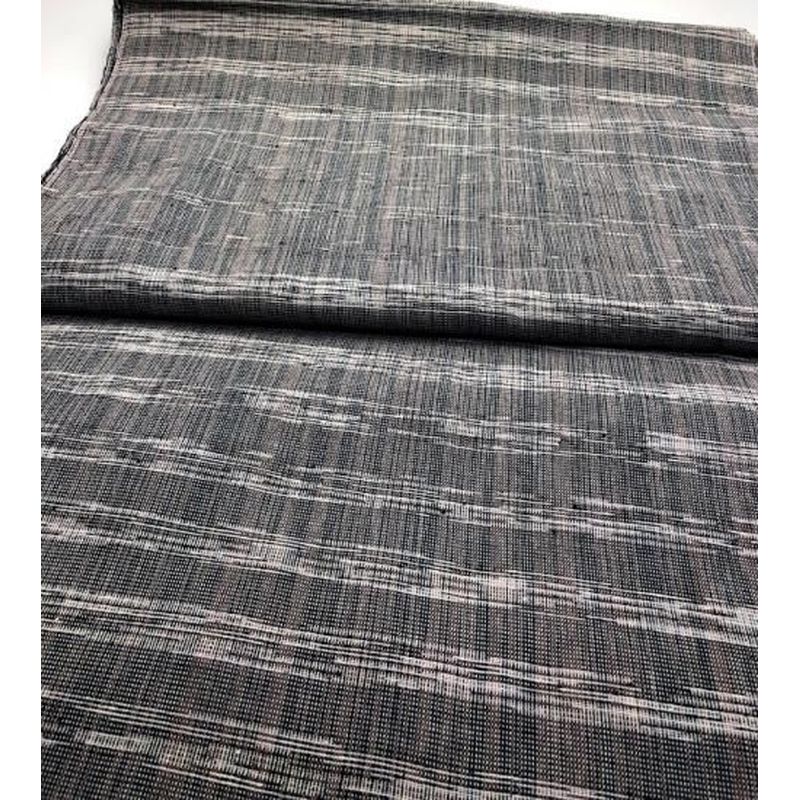 Cotton Fabric - Border Kasuri Beige-Navy