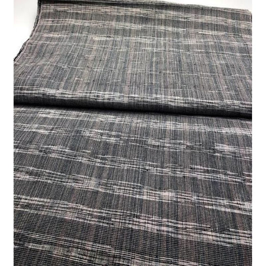 Cotton Fabric - Border Kasuri Beige-Navy