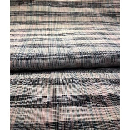 Cotton Fabric - Border Kasuri Beige-Gray