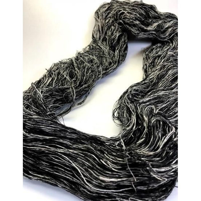 Cotton Fabric - Kukkuri Yarn Black-White