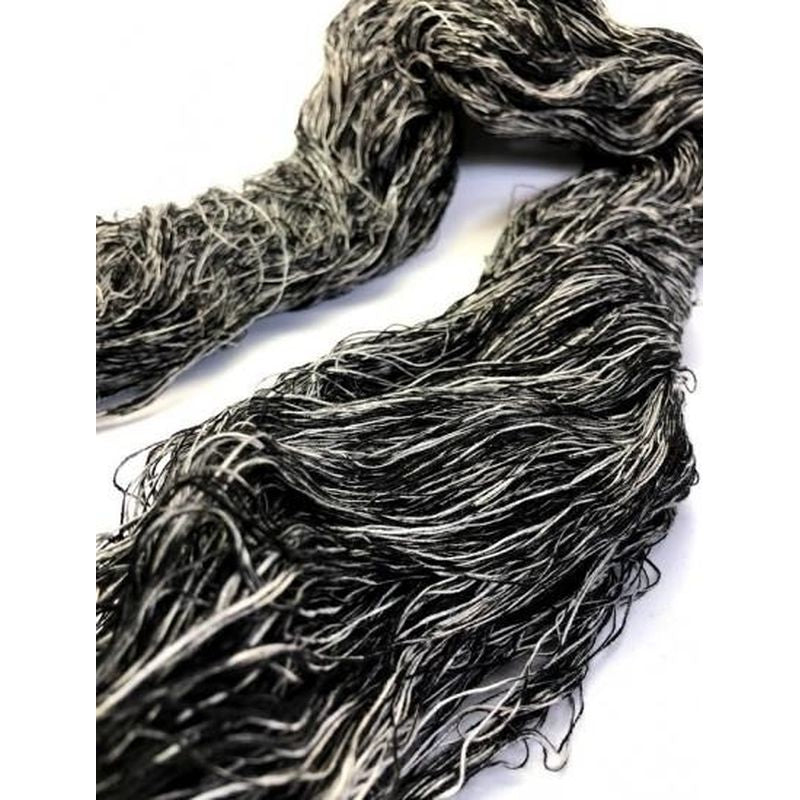 Cotton Fabric - Kukkuri Yarn Black-White