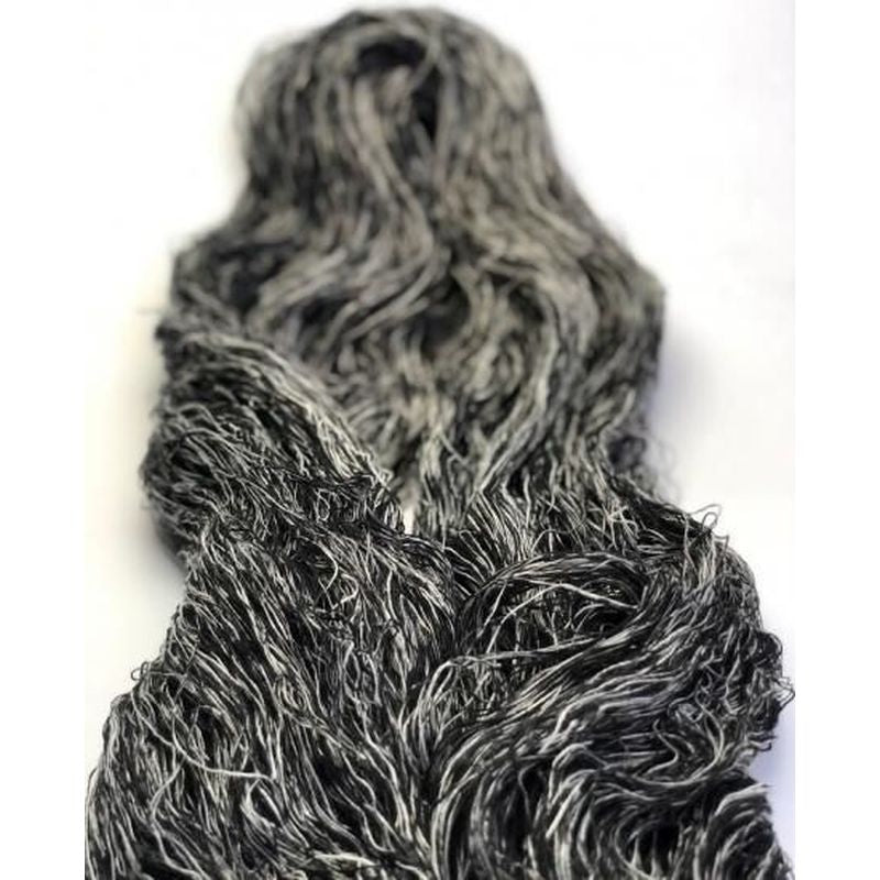 Cotton Fabric - Kukkuri Yarn Black-White