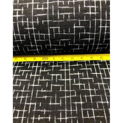 Cotton Fabric - Arare Check Black