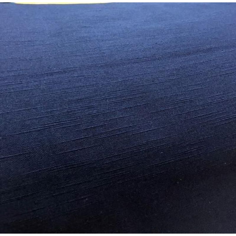 Cotton Fabric - 10 Slub Solid Deep Navy