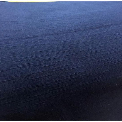 Cotton Fabric - 10 Slub Solid Deep Navy