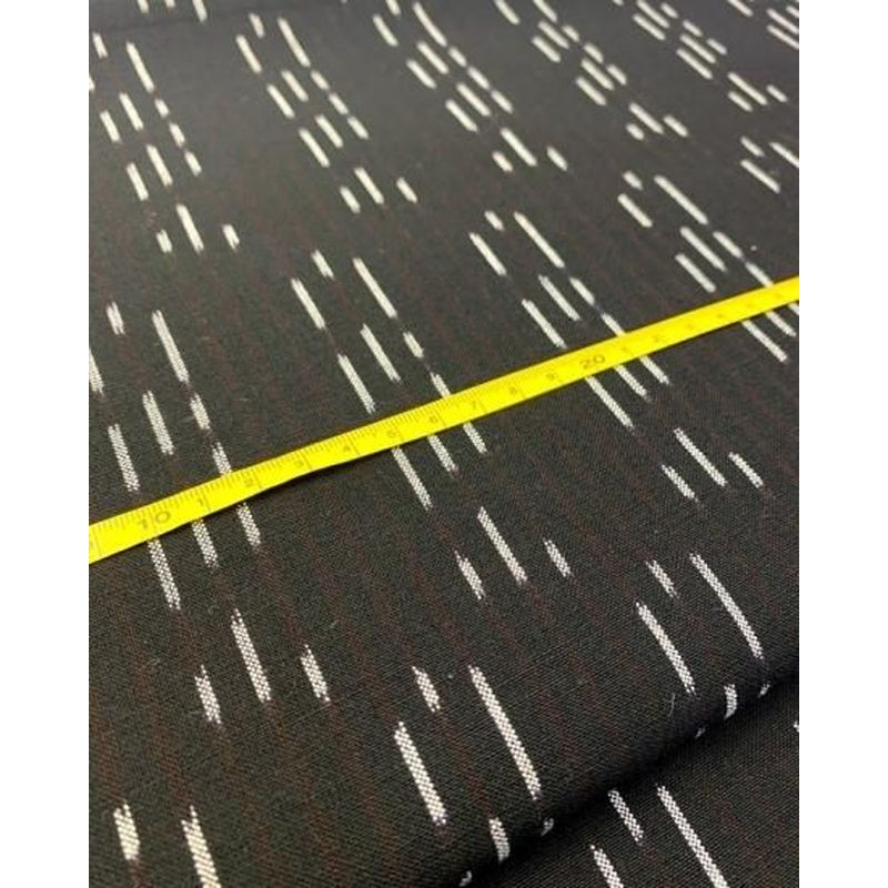 Cotton Fabric - Triple Random Black