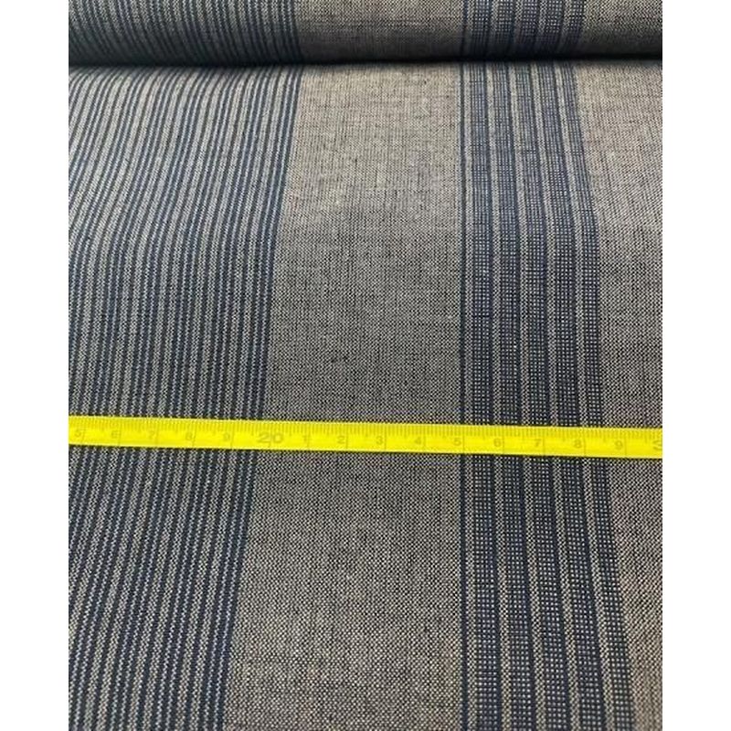 Cotton Fabric - 1-Tate Stripe Cement