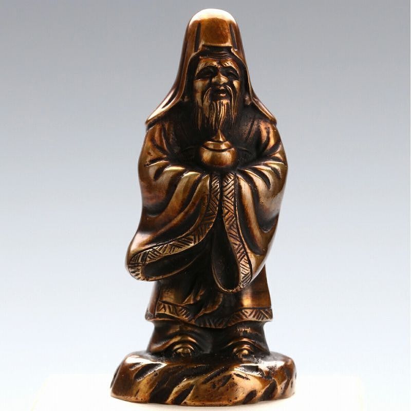 Seven Lucky Gods Ornament - Fukurokuju Takaoka Copperware