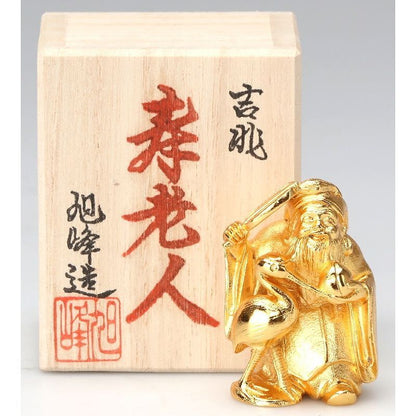 Mini Seven Lucky Gods Statue - Gold Plated
