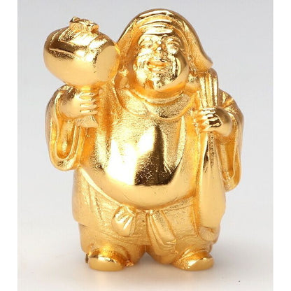 Mini Seven Lucky Gods Statue - Gold Plated