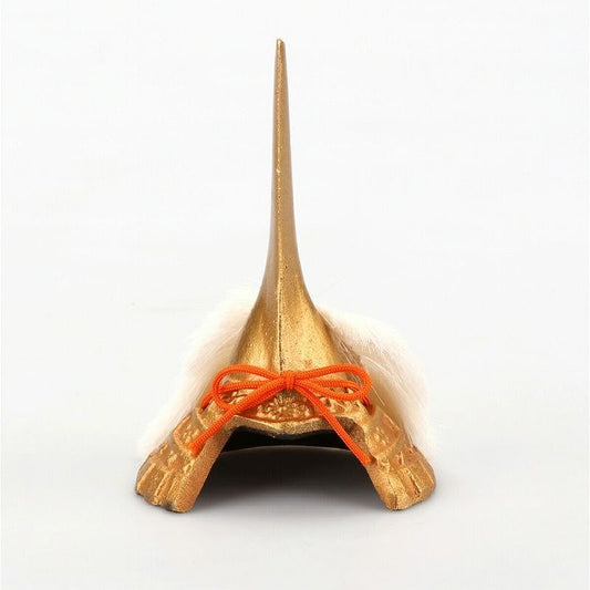 Mini Helmet - Maeda Toshiie Gold (Size Small) Takaoka Ironware