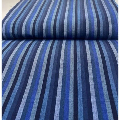 Cotton Fabric - 6-Tate Katsuo Stripe Blue