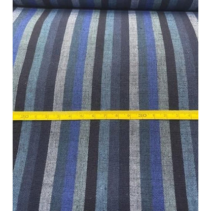 Cotton Fabric - 6-Tate Katsuo Stripe Blue
