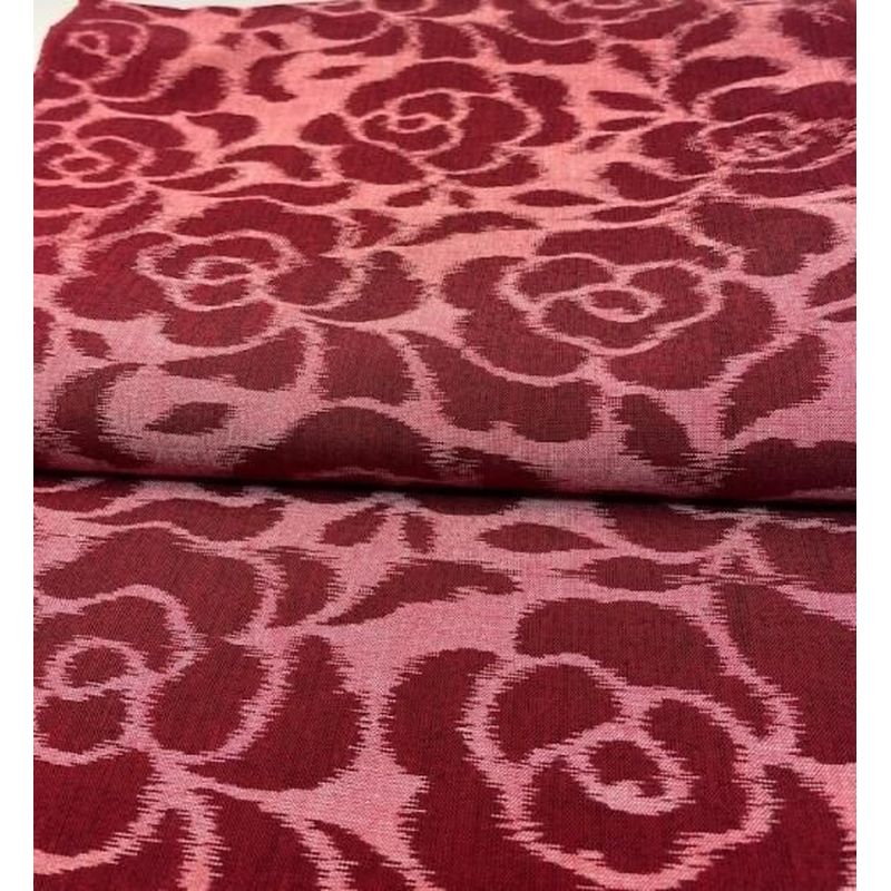 Cotton Fabric - Wild Rose Red