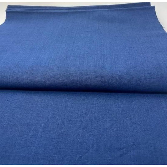 Cotton Fabric - Indigo-Dyed Solid Medium Navy