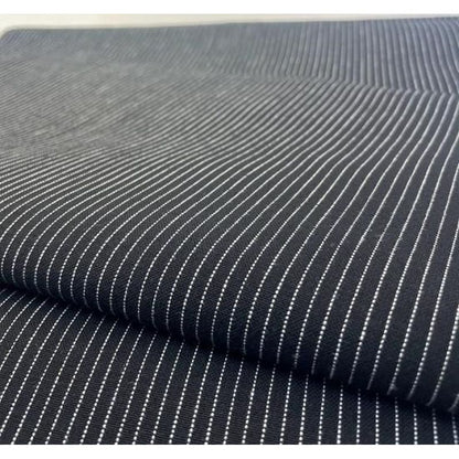 Cotton Fabric - Kataha Stripe Black