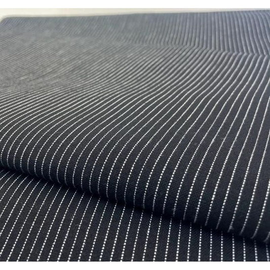 Cotton Fabric - Kataha Stripe Black