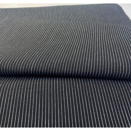 Cotton Fabric - Kataha Stripe Black