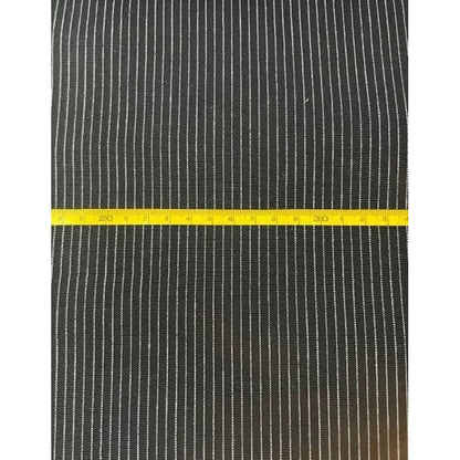 Cotton Fabric - Kataha Stripe Black