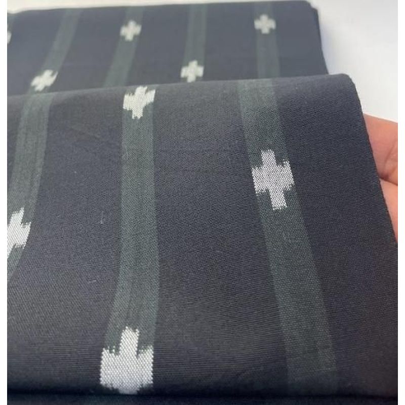 Cotton Fabric - SIC Cross Sumi-Black