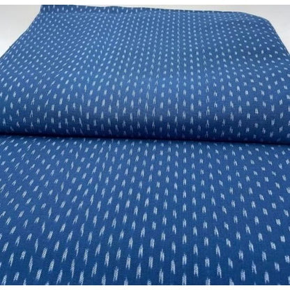 Cotton Fabric - Crinkle Weave 2-Hane Arare Blue