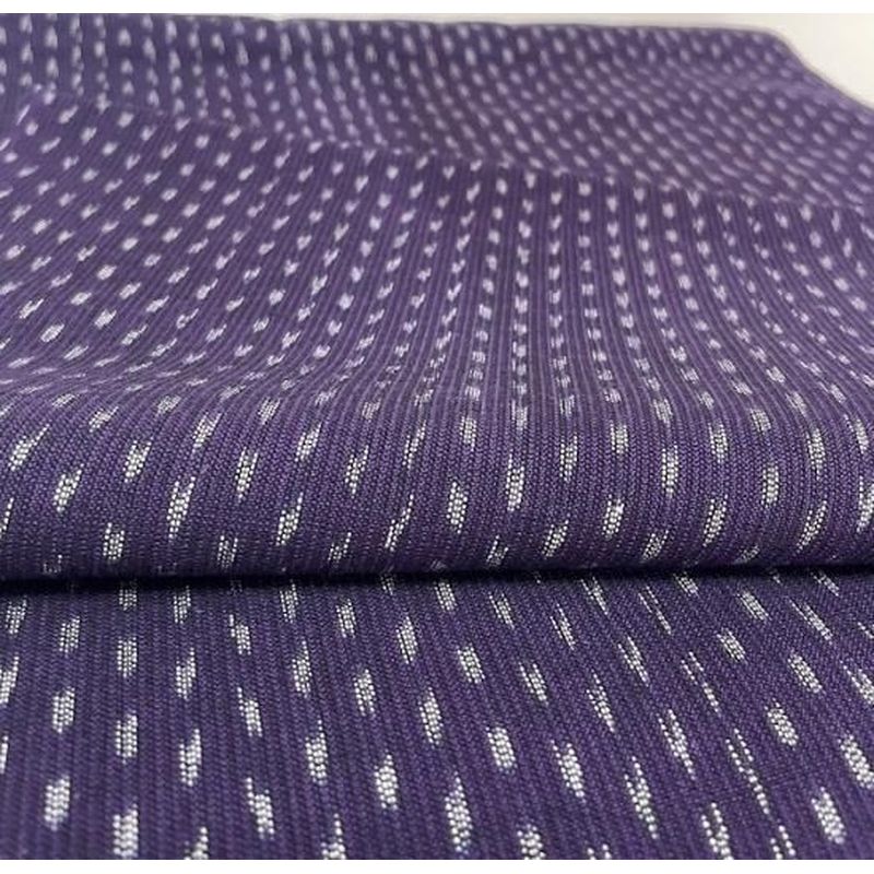 Cotton Fabric - Crinkle Weave 2-Hane Arare Purple