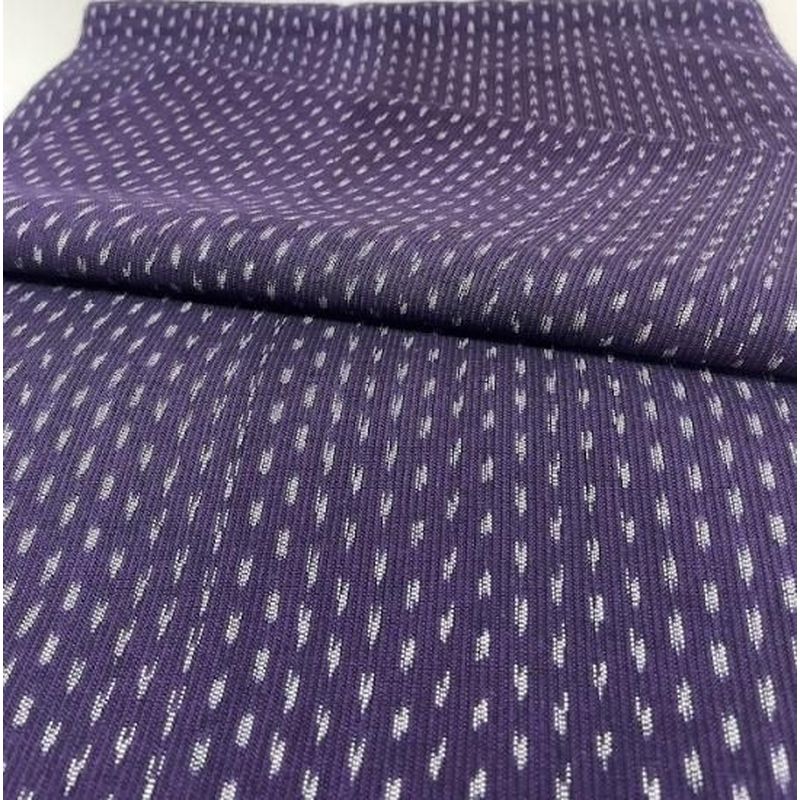 Cotton Fabric - Crinkle Weave 2-Hane Arare Purple