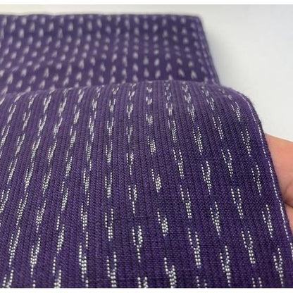 Cotton Fabric - Crinkle Weave 2-Hane Arare Purple