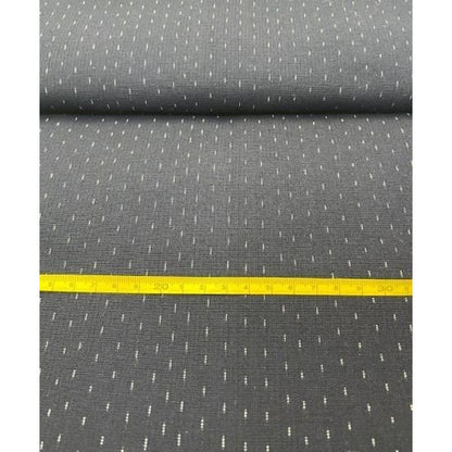 Cotton Fabric - Soft Crinkle Weave Kataha Arare Navy