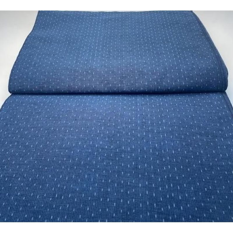 Cotton Fabric - Soft Crinkle Weave Kataha Arare Blue