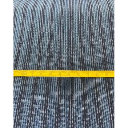 Cotton Fabric - Crinkle Weave Yoroke Stripe Blue