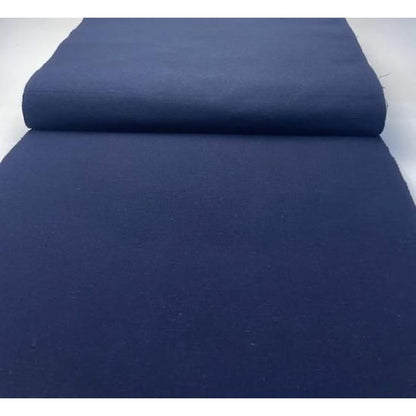 Cotton Fabric - Crinkle Weave Solid Deep Navy