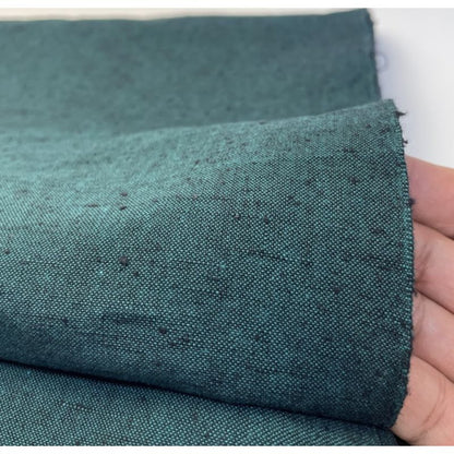 Cotton Fabric - Nep Solid Deep Green