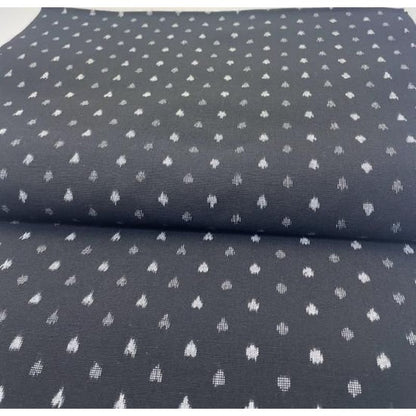 Cotton Fabric - Polka Dot Kataha Solid Black