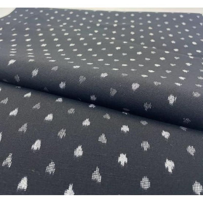 Cotton Fabric - Polka Dot Kataha Solid Black