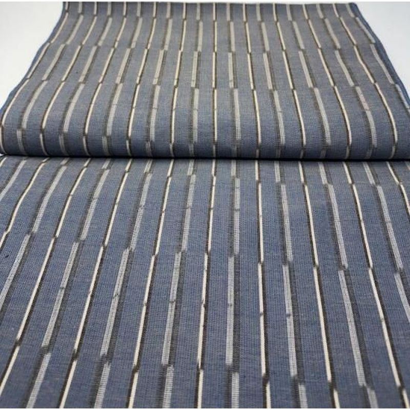 Cotton Fabric - Dandan Pattern Blue-Beige