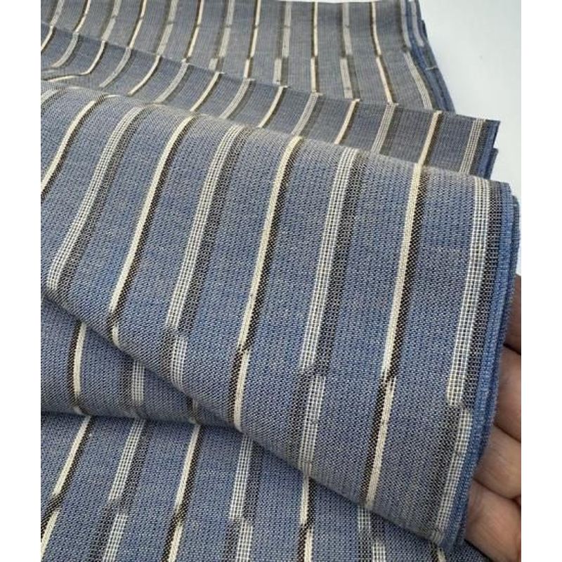 Cotton Fabric - Dandan Pattern Blue-Beige