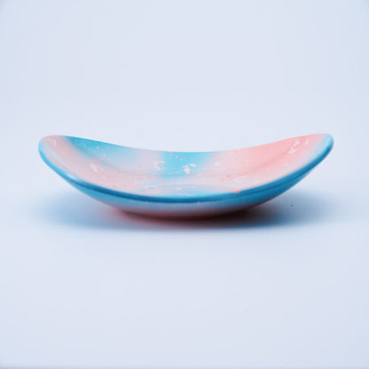 طبق - مصباح المسافر البيضاوي المنحني