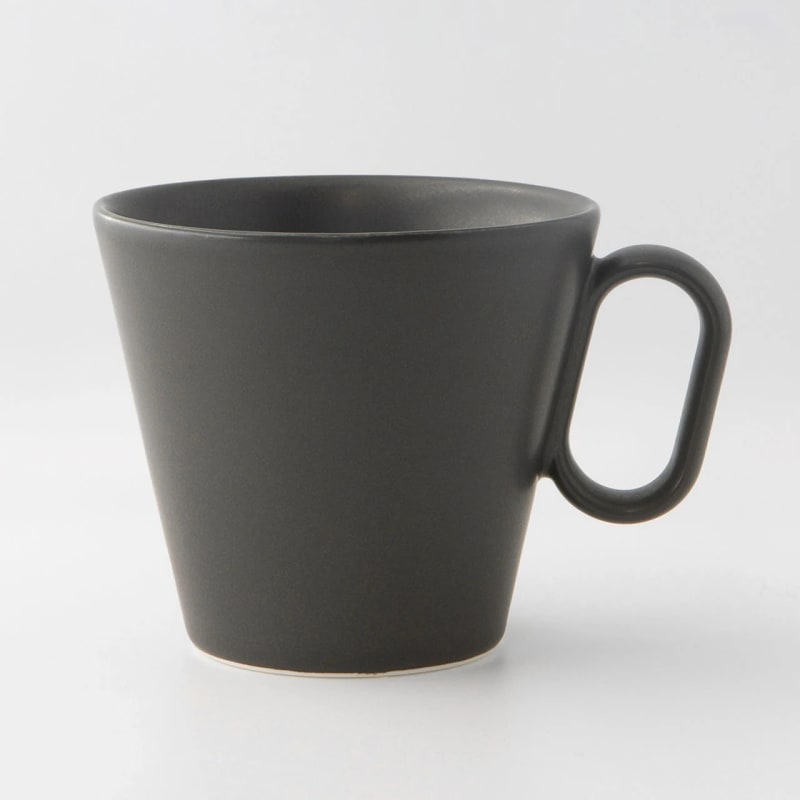 Mug - Arita-yaki Black Matt Large, Lifelong Companion
