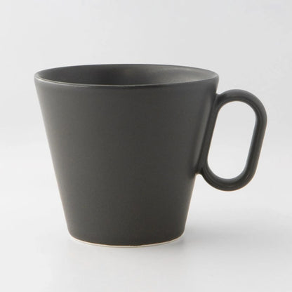 Mug - Arita-yaki Black Matt Large, Lifelong Companion