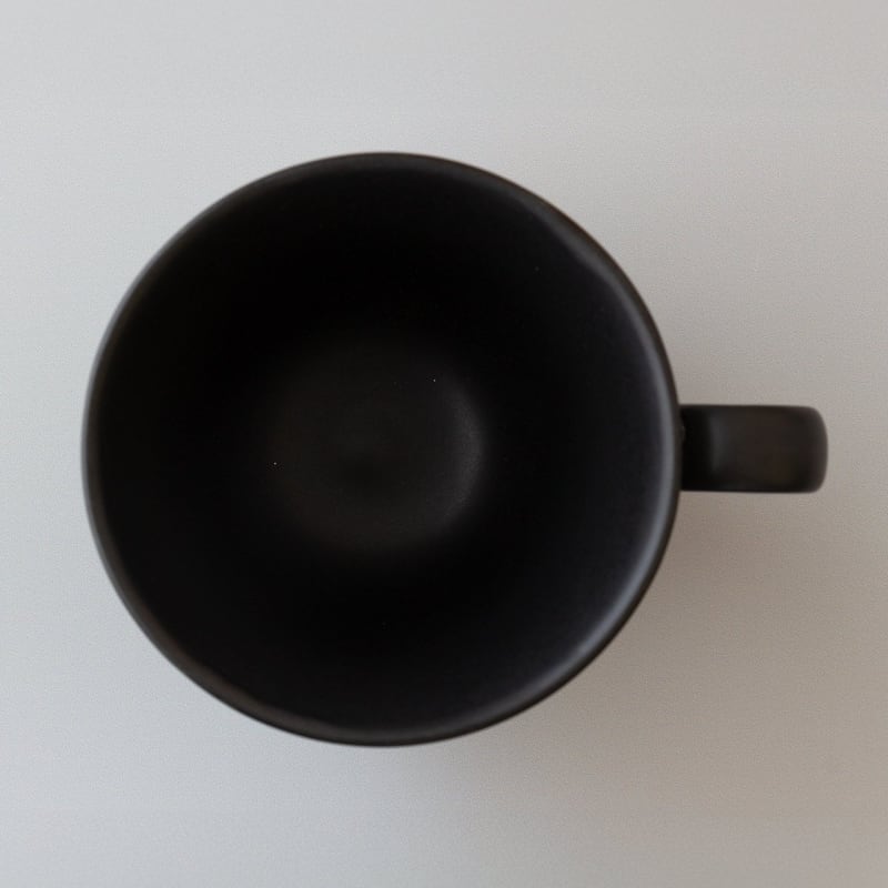 Mug - Arita-yaki Black Matt Large, Lifelong Companion