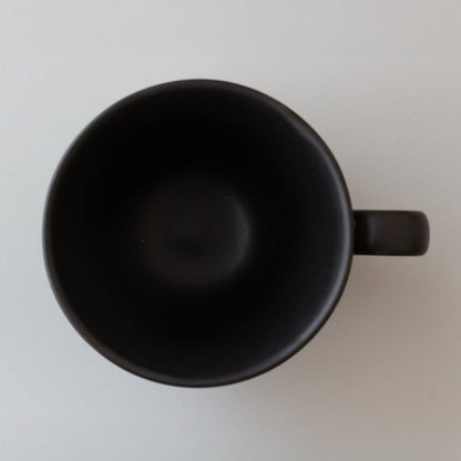 Mug - Arita-yaki Black Matt Large, Lifelong Companion
