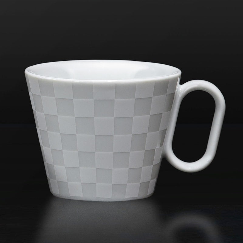 Mug - Arita-yaki Ichimatsu Checkerboard, Lifelong Companion
