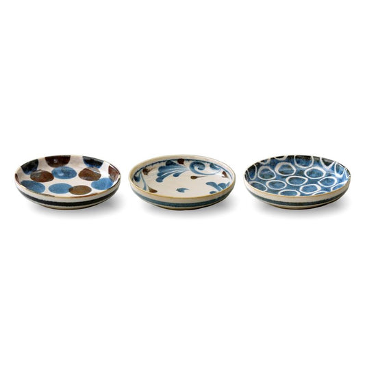 Pasta Bowl Set - Brush Blue Set of 3