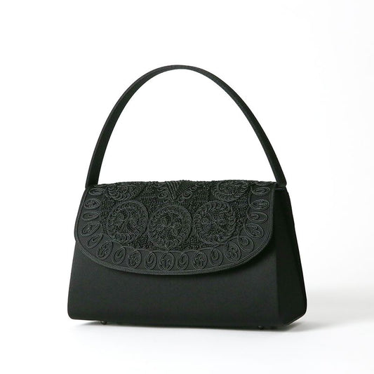 Flap Formal Bag - Cord Embroidery