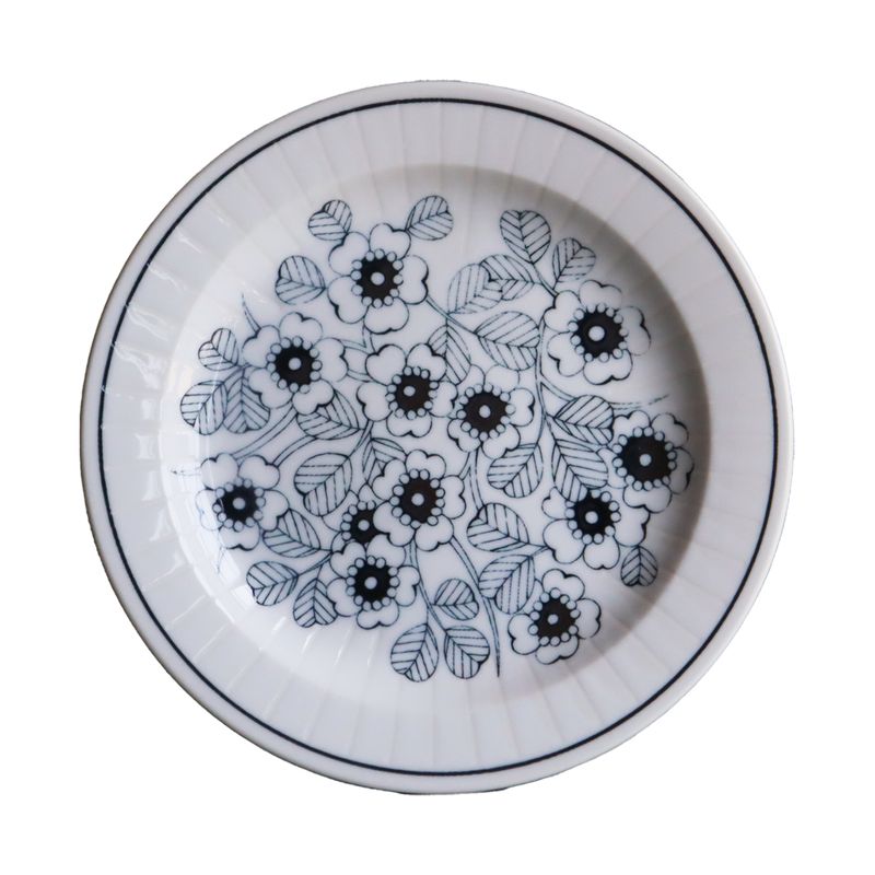 Assiette à gâteau - Fleur antique 3 pièces