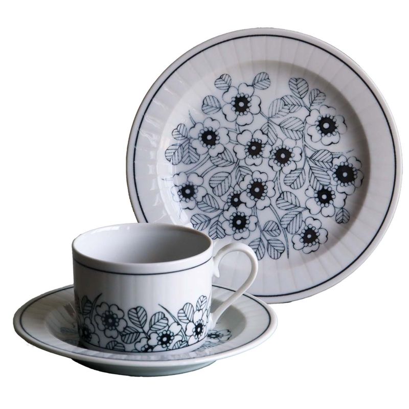 Tea Time Set - Antico flower in a Gift Box